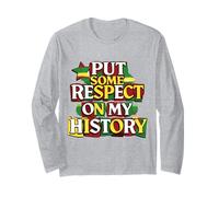 Mois de l'histoire des Noirs 2026 Afro-Américains Freedom Pride Manche Longue