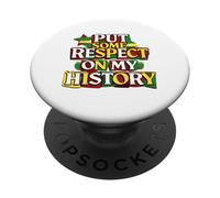 Mois de l'histoire des Noirs 2026 Afro-Américains Freedom Pride PopSockets PopGrip Adhésif