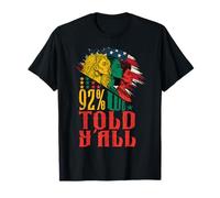 Mois de l'histoire des Noirs Afrian American Nous Vous T-Shirt