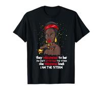 Mois De L'histoire des Noirs Afro Africain Je suis La T-Shirt