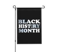 Mois De L'Histoire Des Noirs Bannière Décoratif Drapeau De Jardin Durable Drapeaux De Jardin Pour Clubs Chambres Fêtes 30X45cm