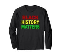 Mois de l'histoire des Noirs BHM Manche Longue