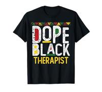 Mois de l'histoire des Noirs chez Dope Black Therapist T-Shirt
