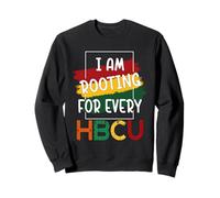 Mois de l'histoire des Noirs de la HBCU Je soutiens tous les diplômés de la HBCU. Sweatshirt
