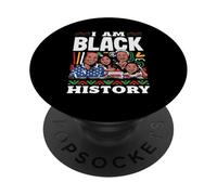 Mois de l'histoire des Noirs Histoire des Noirs américains PopSockets PopGrip Adhésif