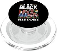 Mois de l'histoire des Noirs Histoire des Noirs américains PopSockets PopGrip pour MagSafe