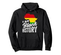 Mois de l'histoire des Noirs I Am Black History Africa Heritage Sweat à Capuche