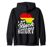 Mois de l'histoire des Noirs I Am Black History Africa Heritage Sweat à Capuche