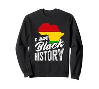 Mois de l'histoire des Noirs I Am Black History Africa Heritage Sweatshirt