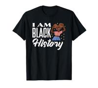 Mois de l'histoire des Noirs Je suis Une Fille de l'histoire des Noirs T-Shirt