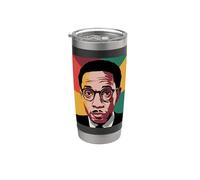 Mois de l'histoire des Noirs Langston Hughes Gobelet isotherme en acier inoxydable double paroi