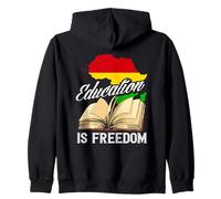 Mois de l'histoire des Noirs Patrimoine Africain Education Sweat à Capuche