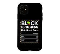 Mois de l'histoire des Noirs Princesse Afrique Faits nutritionnels Filles Coque pour iPhone 11