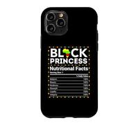 Mois de l'histoire des Noirs Princesse Afrique Faits nutritionnels Filles Coque pour iPhone 11 Pro