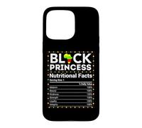 Mois de l'histoire des Noirs Princesse Afrique Faits nutritionnels Filles Coque pour iPhone 15 Pro Max