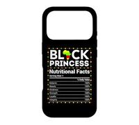 Mois de l'histoire des Noirs Princesse Afrique Faits nutritionnels Filles Coque pour iPhone 17 Pro