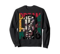 Mois de l'histoire des Noirs : rêvez comme Un Roi Sweatshirt