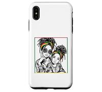 Mois de l'histoire Noire de Maman et Fille Afro-américaines Coque pour iPhone XS Max