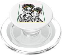 Mois de l'histoire Noire de Maman et Fille Afro-américaines PopSockets PopGrip pour MagSafe