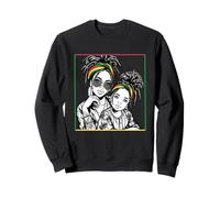 Mois de l'histoire Noire de Maman et Fille Afro-américaines Sweatshirt