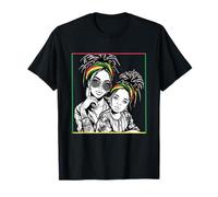 Mois de l'histoire Noire de Maman et Fille Afro-américaines T-Shirt