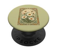 Mois de Naissance d'avril Fleur Daisy Medley PopSockets PopGrip Adhésif