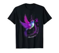 Mois de sensibilisation à la fibromyalgie en ruban violet T-Shirt