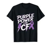 Mois de Sensibilisation à la fibrose kystique de mai Violet T-Shirt