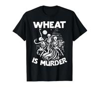 Mois de Sensibilisation à la maladie coeliaque Wheat is Murder sans Gluten T-Shirt Graphique avec Valeur