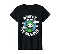 Mois de Sensibilisation à la maladie coeliaque Wheat is Murder sans Gluten T-Shirt Graphique avec Valeur