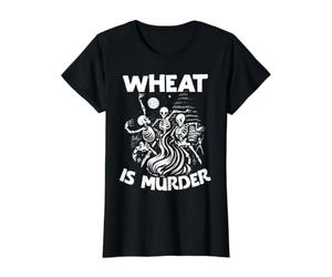 Mois de Sensibilisation à la maladie coeliaque Wheat is Murder sans Gluten T-Shirt Graphique avec Valeur