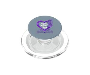 Mois de Sensibilisation à la maladie d'Alzheimer Soutien Espoir Amour Force PopSockets PopGrip pour MagSafe
