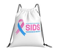 Mois De Sensibilisation À La Mort Subite Du Nourrisson Unisexe Sacs De Gym Grand Sac À Cordon Réglable Sacs De Sport Pour Gymnastique Yoga Plage