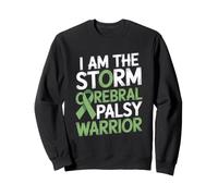 Mois de Sensibilisation à la paralysie cérébrale en Mars Vert Sweatshirt