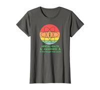 Mois de Sensibilisation à la santé mentale - Journée Mondiale de la santé mentale T-Shirt, Femme, Asphalte, XS