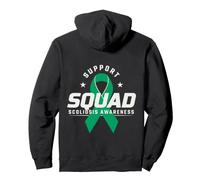Mois de Sensibilisation à la scoliose Juin Scoliose Guerrier Scoliose Sweat à Capuche