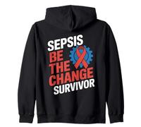 Mois de Sensibilisation à la septicémie septicémie Septembre Rouge Sweat à Capuche