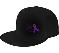 Mois De Sensibilisation À La Violence Domestique Unisexe Strapback Cap Mode Snapback Chapeau Protection Solaire Casquette De Baseball pour Sport Adulte Camping