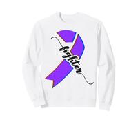 Mois de Sensibilisation à la Violence Domestique Violet Sweatshirt
