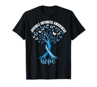 Mois de Sensibilisation à l'arthrite juvénile - Ruban Bleu - Arbre Espoir T-Shirt