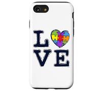 Mois De Sensibilisation À l'Autisme Aimer Accepter Défendre Coque pour iPhone SE (2020) / 7/8