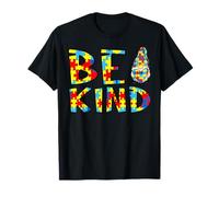 Mois de Sensibilisation à l'Autisme Avril Acceptation autistique Be Kind Luv T-Shirt