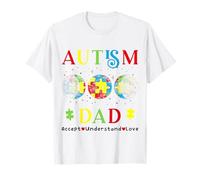 Mois de Sensibilisation à l'Autisme chez Les pères : Accepter, Comprendre T-Shirt