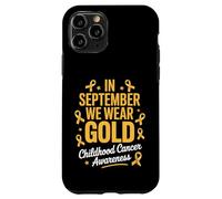 Mois de Sensibilisation au Cancer chez l'enfant Coque pour iPhone 11 Pro