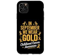 Mois de Sensibilisation au Cancer chez l'enfant Coque pour iPhone 11 Pro Max