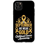Mois de Sensibilisation au Cancer chez l'enfant Coque pour iPhone 11 Pro Max