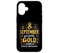 Mois de Sensibilisation au Cancer chez l'enfant Coque pour iPhone 16