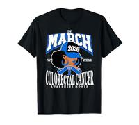Mois de Sensibilisation au Cancer Colorectal 2026 Mars Nous portons du Bleu T-Shirt
