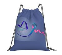 Mois De Sensibilisation Au Cancer De La Thyroïde Femme Homme Sac À Cordon Grand Sac À Dos À Cordon Réglable Gym Sack Pour Piscine Natation Plage