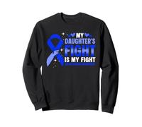 Mois de Sensibilisation au Cancer du côlon de ma Fille Sweatshirt